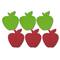 6.5&#x22; Red &#x26; Green Apple Foam Shapes, 35ct. by Creatology&#x2122;